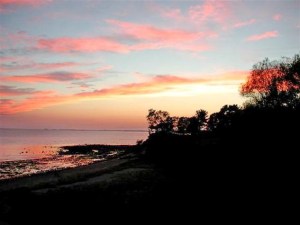 Sunset at Pine Creek Beach, Fairfield