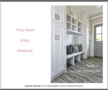 Mudroom with Elegant Bench Cushions