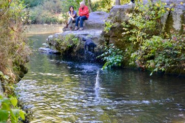 People watching Splash Jump