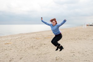 Linda Raymond at Penfield Beach