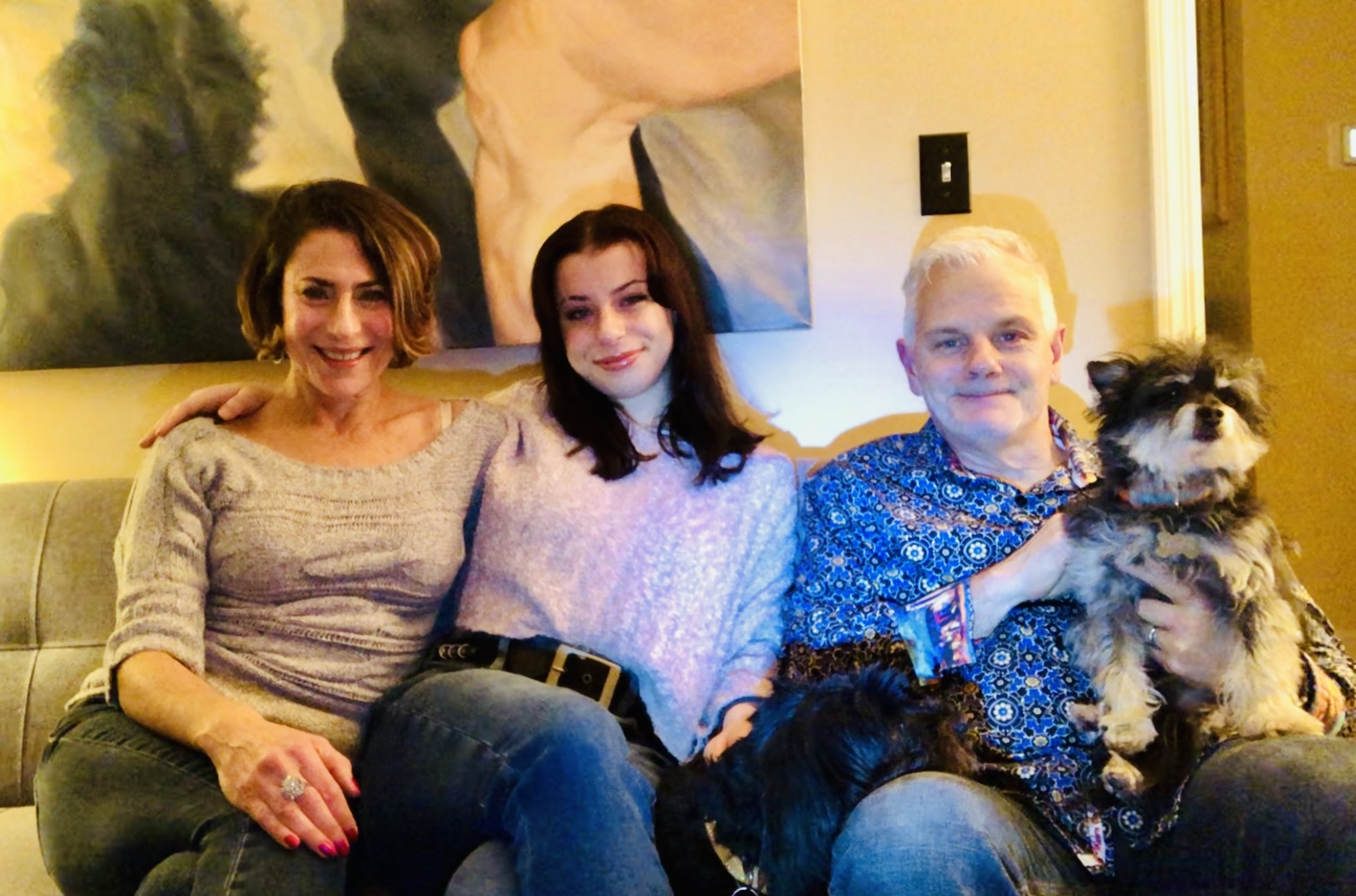 Family Photo with Charlie (Terrier)